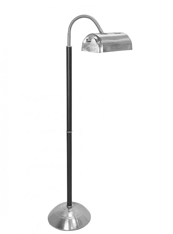 55W Natural Day Light Floor Lamp, Brushed Steel, 402042-15
