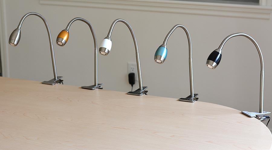 collection of daylight desk lamps