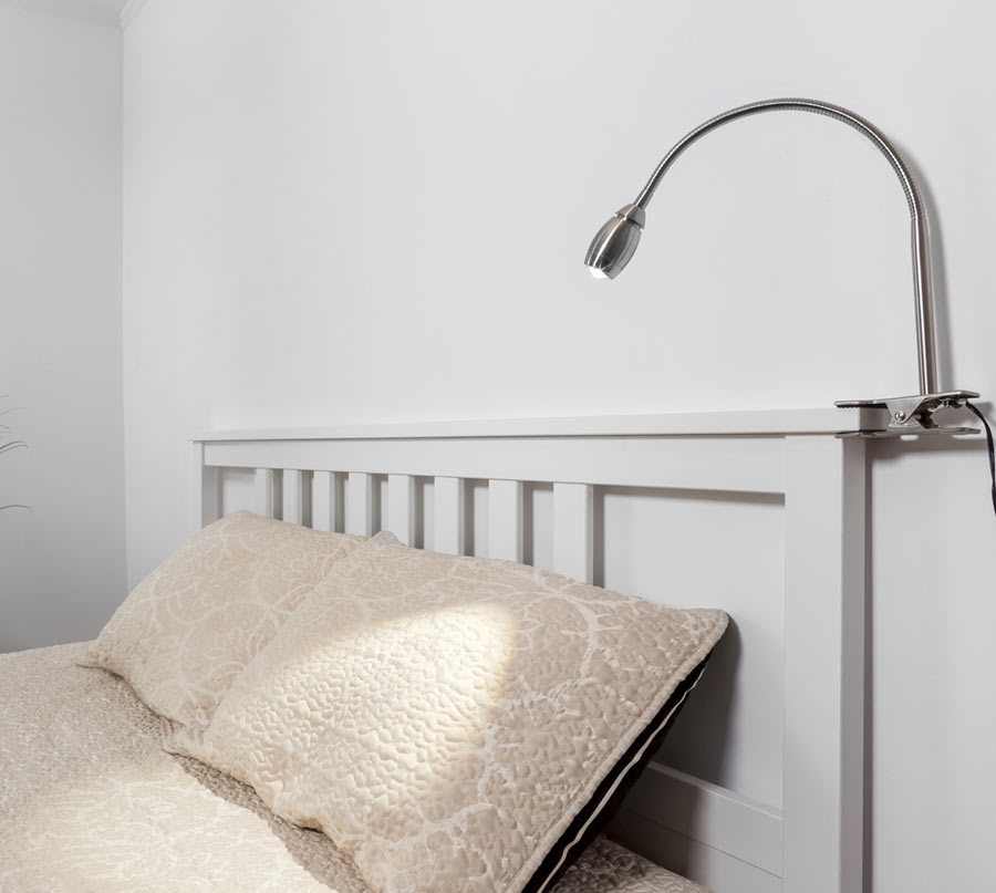 natural daylight lamp clips onto any bed