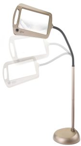 Gooseneck flexible daylight lamp allows you to better focus on your hobby or task