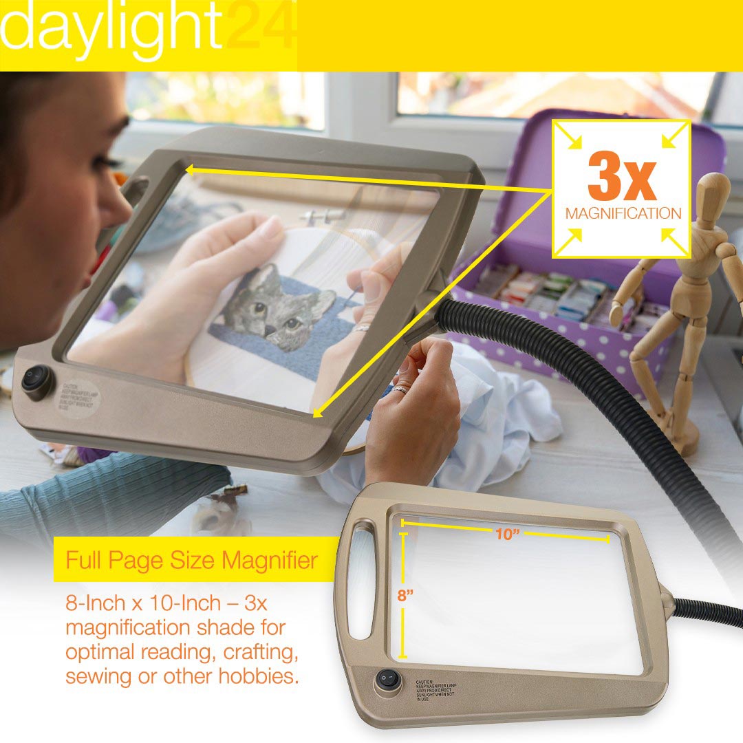 Full page size magnifier